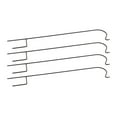thumbnail image 2 of Ashman Shepherds Hook for Hanging Plants, Feeders, 65 Inches, 4 Pack, Black, 2 of 11