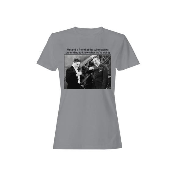 Vintage Wine Tasting Humor Women's T-shirt