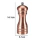 thumbnail image 2 of Columbia Copper Pepper Grinder and Salt Shaker Set by Olde Thompson, 2 of 4