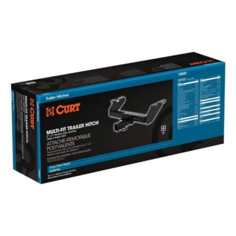 CURT 13900 Multi-Fit Class 3 Adjustable Hitch, 2-Inch Receiver, 5,000 lbs.
