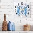 thumbnail image 6 of It's A Boy Wall Clock Decorative Square Silent Non-Ticking Operated Clocks Aesthetic for Bedroom Living Room, 6 of 8