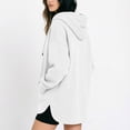 thumbnail image 6 of Vmvidoty Womens Oversized Hoodies Long Sleeve Sweatshirts Hooded Pullover Shirt Casual Tops with Pockets White 2XL, 6 of 6