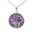 thumbnail image 1 of Colliers & Pendentifs Arbre de Vie Creux Argent Ancien Rond Femmes Hommes, 1 of 6