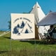 thumbnail image 1 of Bandera de camping Bandera de jardín Bandera de exterior para decoración Patio trasero shamjiam bandera colgante, 1 of 9