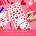 thumbnail image 3 of NexMint 8.6'' Red Gift Paper Bags with Handles and DIY Creative Stickers, 24Pcs Party Favor Bags and Gift Treat Bags for Valentines, Mothers Day, Birthdays, Baby Showers, 3 of 6
