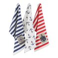 thumbnail image 1 of Design Imports CAMZ11639 Torchon Maritime Orné - Ensemble de 3, 1 of 2