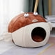 thumbnail image 3 of Sweet Cat Bed Warm Cat Nesk Round Pets Slee Cave Kitten Beds And S Soft Kitten Lounr Cush Cat#39;s Accessories, 3 of 5