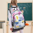 thumbnail image 7 of FORMRS Unisex School Backpack 17" Student Travel Bag with Laptop Compartment, Retro Simple Shapes, 7 of 7