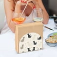 thumbnail image 3 of Yayeee Napkin Holder for Table Kitchen Paper Tissue Organization, Black Cute Cats, 3 of 8