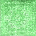 thumbnail image 1 of Ahgly Company Indoor Square Persian Emerald Green Traditional Area Rugs, 5' Square, 1 of 4