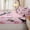 Animal 01, variant on Erosebridal Chic Swan Zipper Twin Comforter Sets with Fitted Sheet and 2 Pillowcases for Girls, Watercolor Animal Zipper Bedding Set, Pink Reversible