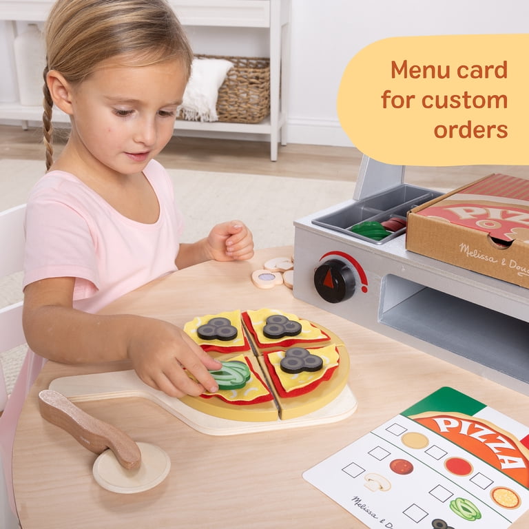 Melissa & Doug Top & Bake Wooden Pizza Counter, 41 Pieces photo 6