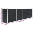 thumbnail image 2 of vidaXL Raised Garden Bed Anthracite Galvanized Steel, 2 of 7