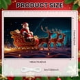 thumbnail image 2 of Festive Design Santa Claus Christmas Sleigh Winter Scene Holiday Banner for Christmas Party Celebration Seasonal Decoration, 2 of 9