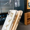 thumbnail image 5 of Compatible with iPhone 11 Thin for Women Girls,Luxury Plating Soft TPU Case with Love Heart Chain Bracelet Strap Shiny Cute Pretty Protective Cover for Apple iPhone 11 6.1", 5 of 12