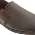 thumbnail image 3 of Sleepers Mens Hadley Softie Leather Twin Gusset Slippers, 3 of 4