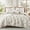 Pink Lily, variant on Exclusivo Mezcla Floral Quilts Queen Size, White Queen Quilt Bedding Set with Cottagecore Garden Pattern, Reversible Lightweight Bedspreads Coverlets (92"x96")