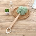 thumbnail image 2 of 1 Pcs Shower Loofah, Bath Sponge,Long Handled Back Scrubber,Shower Brush for Women & Men Body,Casewin Exfoliating Scrubber Brush for Spa Washing, Green, 2 of 6
