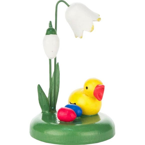 Dregeno Easter Ornament Chick Under Flower