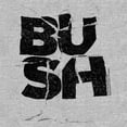 thumbnail image 2 of Men's Bush Ripped Logo  Graphic Tee Athletic Heather X Large, 2 of 5
