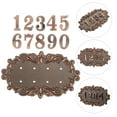 thumbnail image 3 of SHISUYAN Retro Card Door Number Stickers Made of Sturdy ABS Material for Home Use Assorted Color, 3 of 8