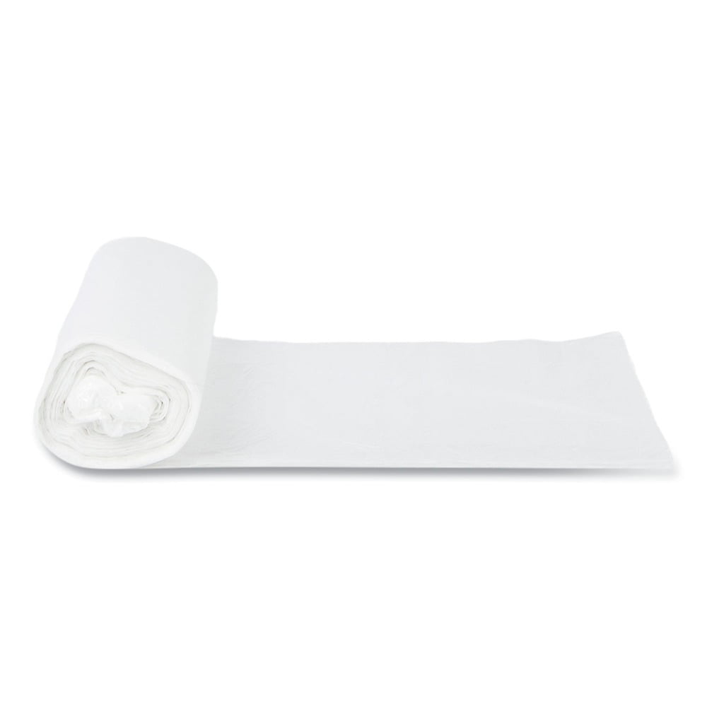 Inteplast Group High-Density Can Liner 30 Gallon Clear Garbage Bags, 25 Bags/Roll, 20 Rolls/Carton