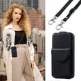 thumbnail image 4 of TECH CIRCLE For iPhone 15 Wallet Case with Card Holder,PU Leather Flip Kickstand Magnetic Clasp Durable Shockproof Protective Phone Case for Apple iPhone 15 6.1" 2023,Black, 4 of 5