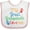 White and Pink, variant on Inktastic My Great Grandparents Love Me Boys or Girls Baby Bib