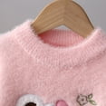 thumbnail image 4 of Spazoro Kids Girls Boys Sweaters, Casual Crew Neck Long Sleeve Thickening Warm Shirts for Child Girls Pink Size 6 T, 4 of 9