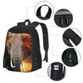 thumbnail image 4 of Daiia Elephant Sunset in Kenya Backpack for Men and Women -Durable Backpack Large Capacity, Water-Resistant Bag with Adjustable Straps and Laptop Compartment, 4 of 9
