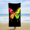 New 160x80cm Ultra Fine Fiber Lightweight Beach Towel Thin Beach Towel