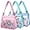 Starfish+Whale+PearlShell, variant on 3 Pack Beach Toy Mesh Bag Kids Shell Bags Collecting Totes for Holding Shells Sand Toys Swimming Seashell Storage Bags with Adjustable Carrying Straps and Zipper for Girls Boys