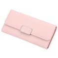 thumbnail image 2 of Fashion Women Trifold Long Wallet PU Leather Card Holder Organizer Purse, 2 of 8