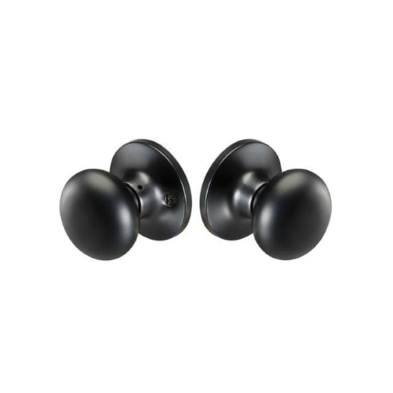 Yale YR10SNBLK Edge Passage Lock with Sinclair Knob, Black