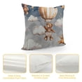 thumbnail image 4 of Qinduosi Funny Animals Pillow Covers Set of - Nursery Decor, Kids Room Decor for Girls Boys, Kids Playroom Decor, Baby Boy Girl Nursery Decor, Kids Decorative Pillow White, 4 of 5