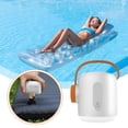 thumbnail image 2 of Protable Air Pump with Camping Lantern, Quickly Inflate Deflate Mini Electric Pump for Pool Floats Air Mattress Swimming Ring Vacuum Storage Bags, 2 of 8