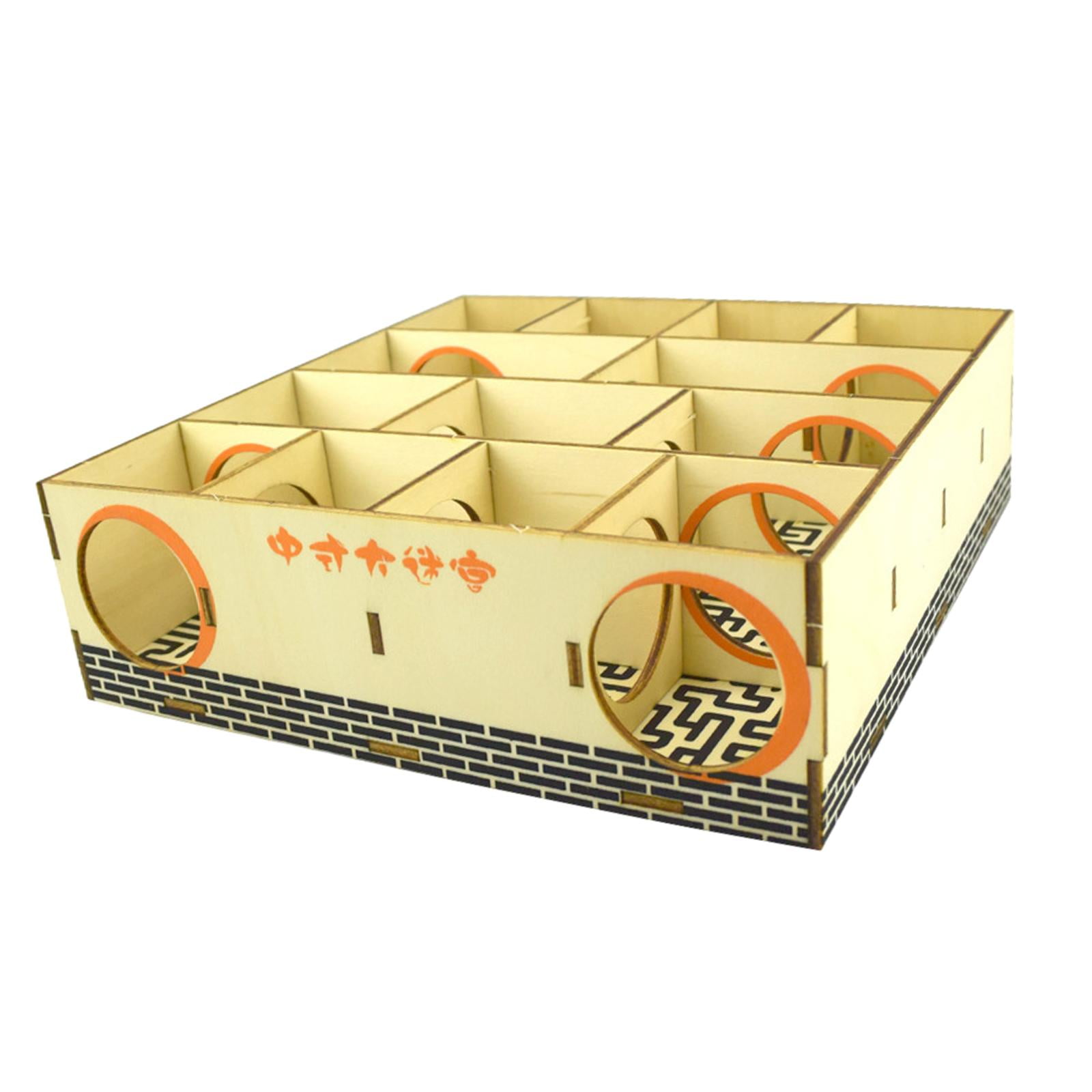 oshhnii Hamster Maze Activity Sport for Hamsters Gerbils Mice Playhouse Labyrinth Puzzle 20.8x19.8x6cm