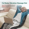 thumbnail image 3 of Colchoneta de masaje Snailax con calor, 10 motores vibratorios y 2 almohadillas, 3 of 9