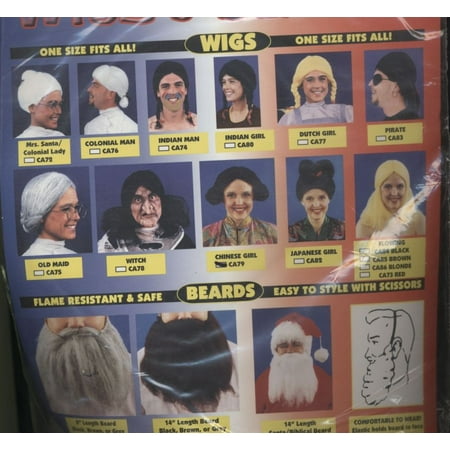 Black Chinese Girl - Wig Chinese Girl Black Accessory