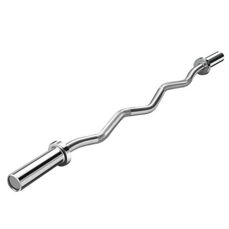 XPRT Fitness 48 In. Olympic EZ Curl Weight Bar