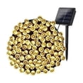 thumbnail image 1 of Paquete de 2 luces solares con forma de guirnalda, 20 metros, 200 LED, color blanco cálido, 1 of 6