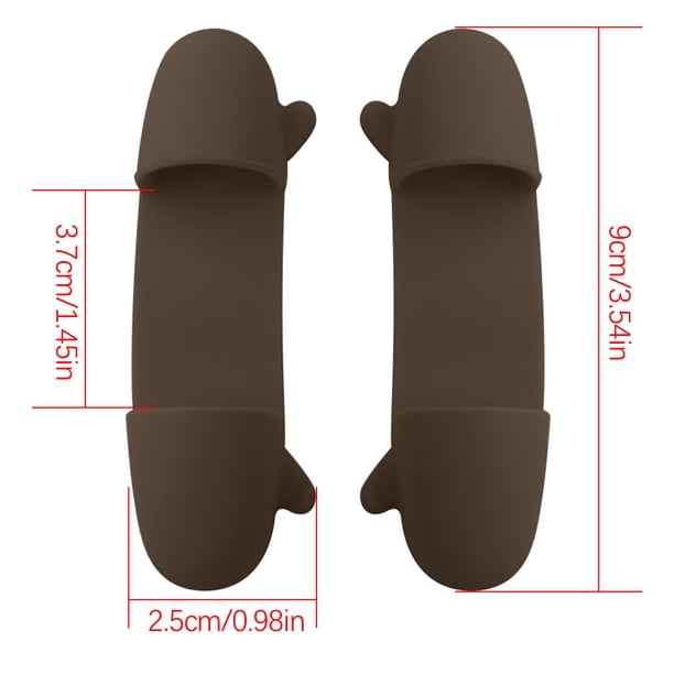 Pisexur Batería de cocina Pinza para dedos con aislamiento térmico, antiescaldaduras, para guantes, utensilios de cocina, cuencos y platos. para la cocina del hogar