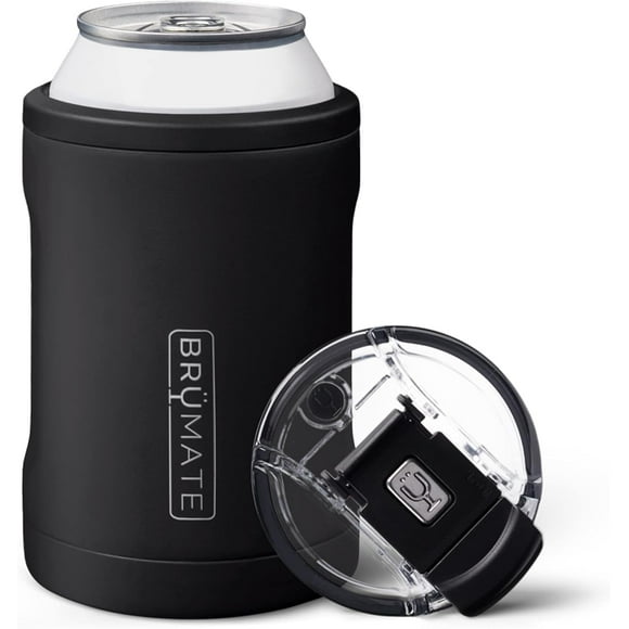 Enfriador de latas BrüMate Hopsulator Duo, 12 oz, negro mate