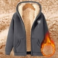 thumbnail image 2 of Cardigan d'Hiver en Velours Épais et Chaud pour Femmes, Sweat à Capuche Sherbet, Veste Zippée, Chandails en Molleton d'Automne pour Femmes, Chandails à Capuchon en Mousse, Mode plus, Chandails à Capuchon & Chandails en Molleton pour Femmes, Gris G, 2 of 3