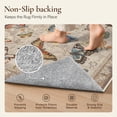 thumbnail image 4 of KUETH 5X7 Butterfly Area Rugs for Living Room, Non Slip Machine Washable Vintage Persian Rug, Low Pile Print Rug for Bedroom Dining Room Home Office, 4 of 10