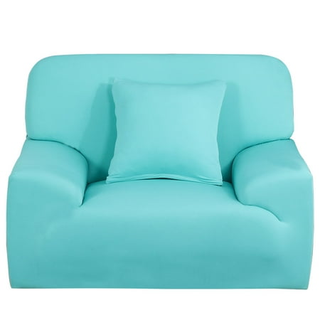 Stretch Chair Sofa Covers 1 2 3 4 Seater Light Blue Chair 1seater