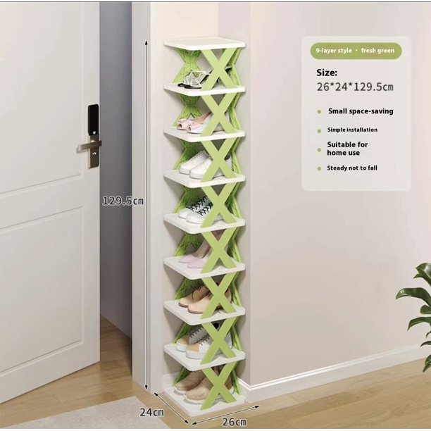 Estante para zapatos Simple multicapa, 3/6/9 niveles, nuevo Zapatero plegable, gabinete de Color, estante organizador para el hogar Diy plegable que ahorra espacio