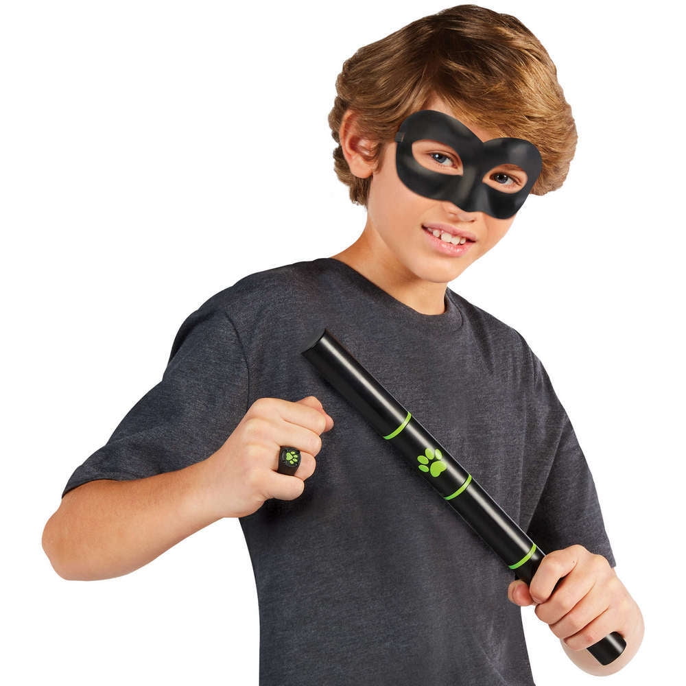 Playmates Toys Miraculous Roleplay Costume Cat Noir for Ages 4 plus