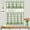 Granny Apple Green, variant on Kate Aurora Modern Country Farmhouse 3 Piece Plaid Cafe Kitchen Curtain Tier & Valance Set - Assorted Colors