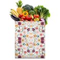 thumbnail image 1 of Floral Print Reusable Shopping Tote Bag - Foldable Grocery Bag with Large Capacity & Durable Fabric, 1 of 5